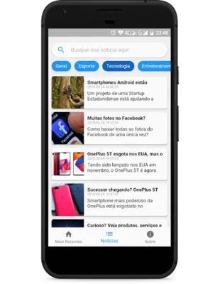 FlutterNews android App screenshot 1